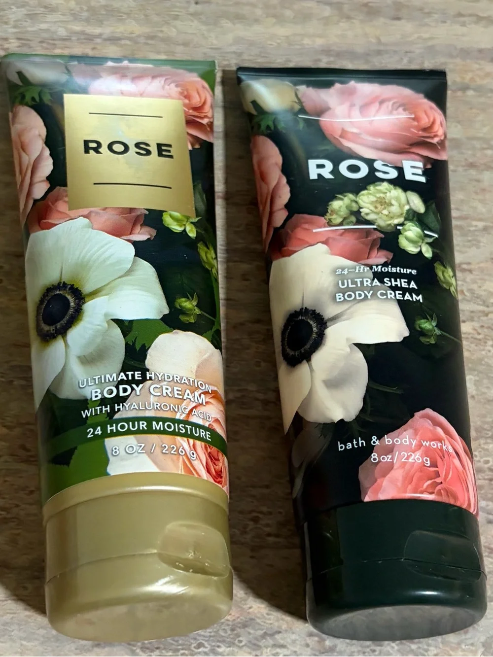 Bath & Body Works Rose Ultra Shea Body Cream Duo- Pink Rose